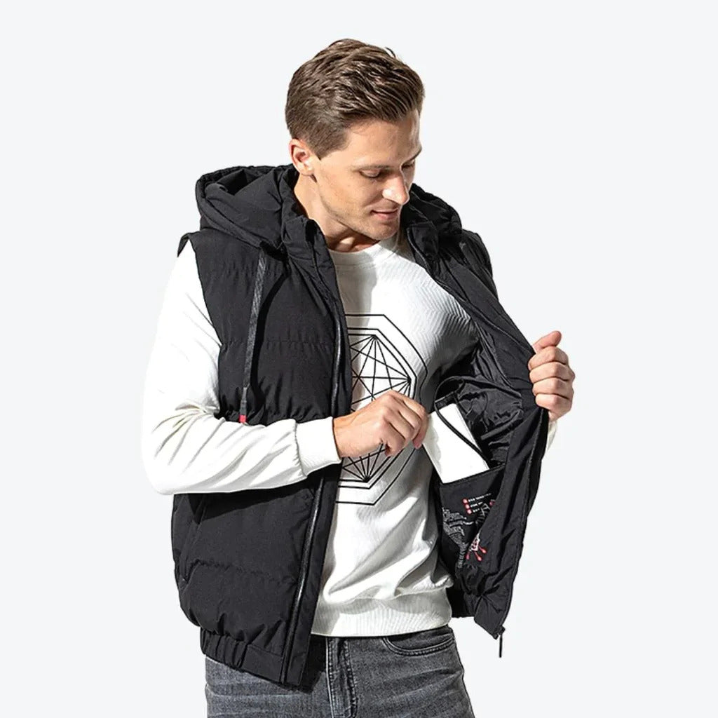 Gilet Chauffant à Capuche HeatPro®