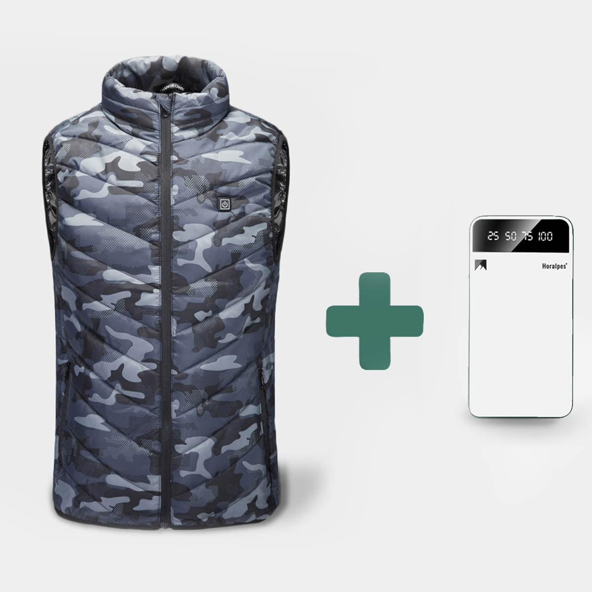 Gilet Chauffant Camouflage