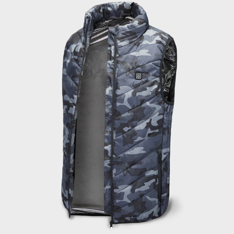 Gilet Chauffant Camouflage