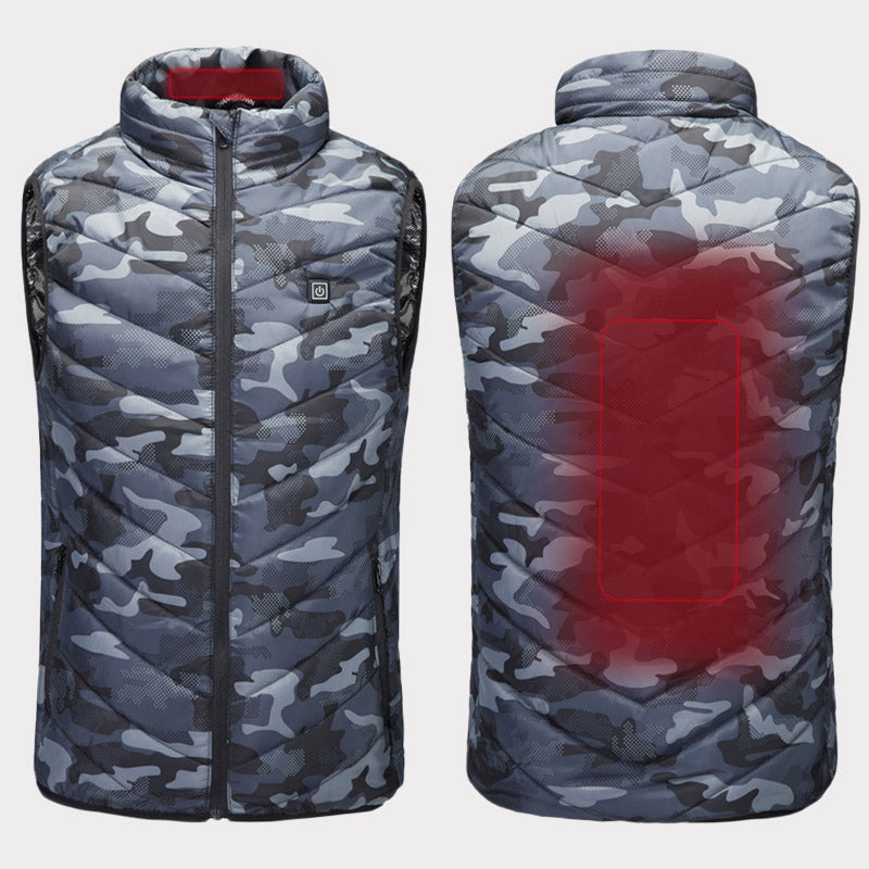 Gilet Chauffant Camouflage